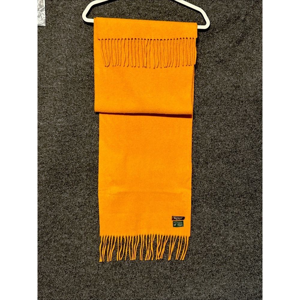 Paul Stuart  100% Lambswool Scarf NWOT 14"x 66"